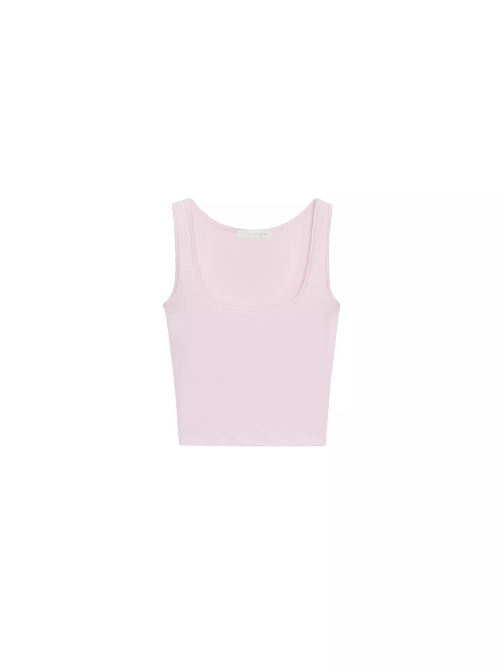 Zara Pale Pink Scoop Neck Tank Top